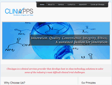 Tablet Screenshot of cliniapps.com